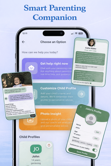 24/7 Personalized Parent Coach Companion